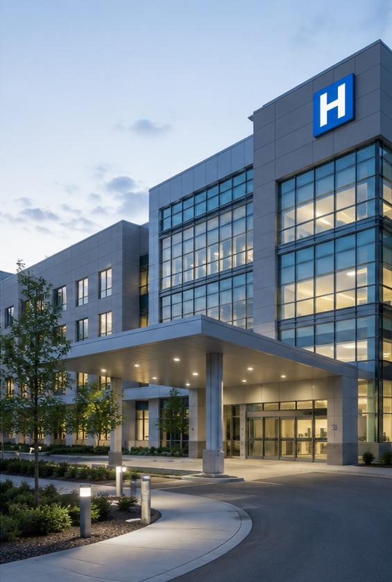 Modern healthcare facility