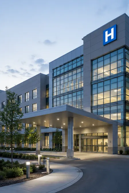 Modern healthcare facility